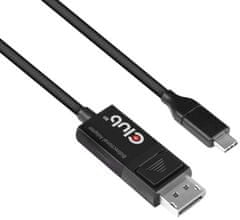 Club 3D kábel USB Typ C na DisplayPort 1.4 8K 60Hz (M/M), 1,8m