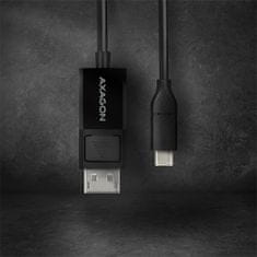 AXAGON RVC-DPC USB-C -> DisplayPort redukce / kábel 1.8m, 4K/60Hz