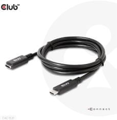 Club 3D prodlužovací kábel USB-C, 5Gbps, 60W(20V/3A), 4K@60Hz (M/F), 1m