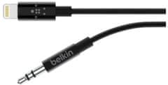 Belkin kábel Lightning - 3,5 mm jack, 0,9 m - čierny