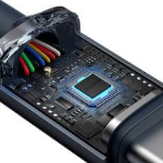 BASEUS nabíjecí / datový kábel Crystal Shine saries USB-C - USB-C, 100W, 2m, čierna
