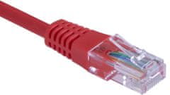 patch kábel UTP, Cat5e, 1m, červená