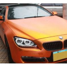 CWFoo Matná brúsená oranžová wrap auto fólia na karosériu 152x300cm