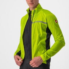 Castelli vetrovka Squadra Stretch Jacket Electric Lime/Dark Gray žltá L