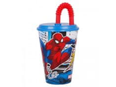 Alum online Téglik s slamkou 430 ml - Spiderman