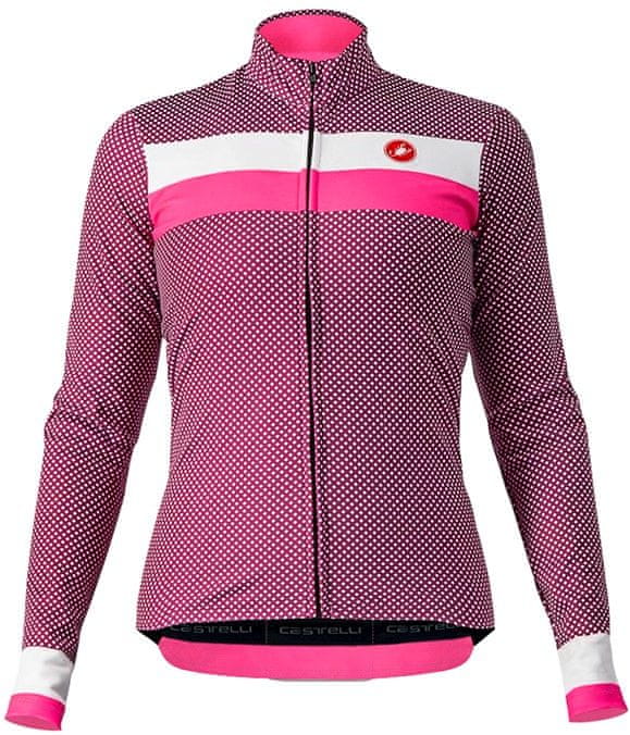Castelli dámsky cyklistický dres Volare LS Jersey, ružová, M