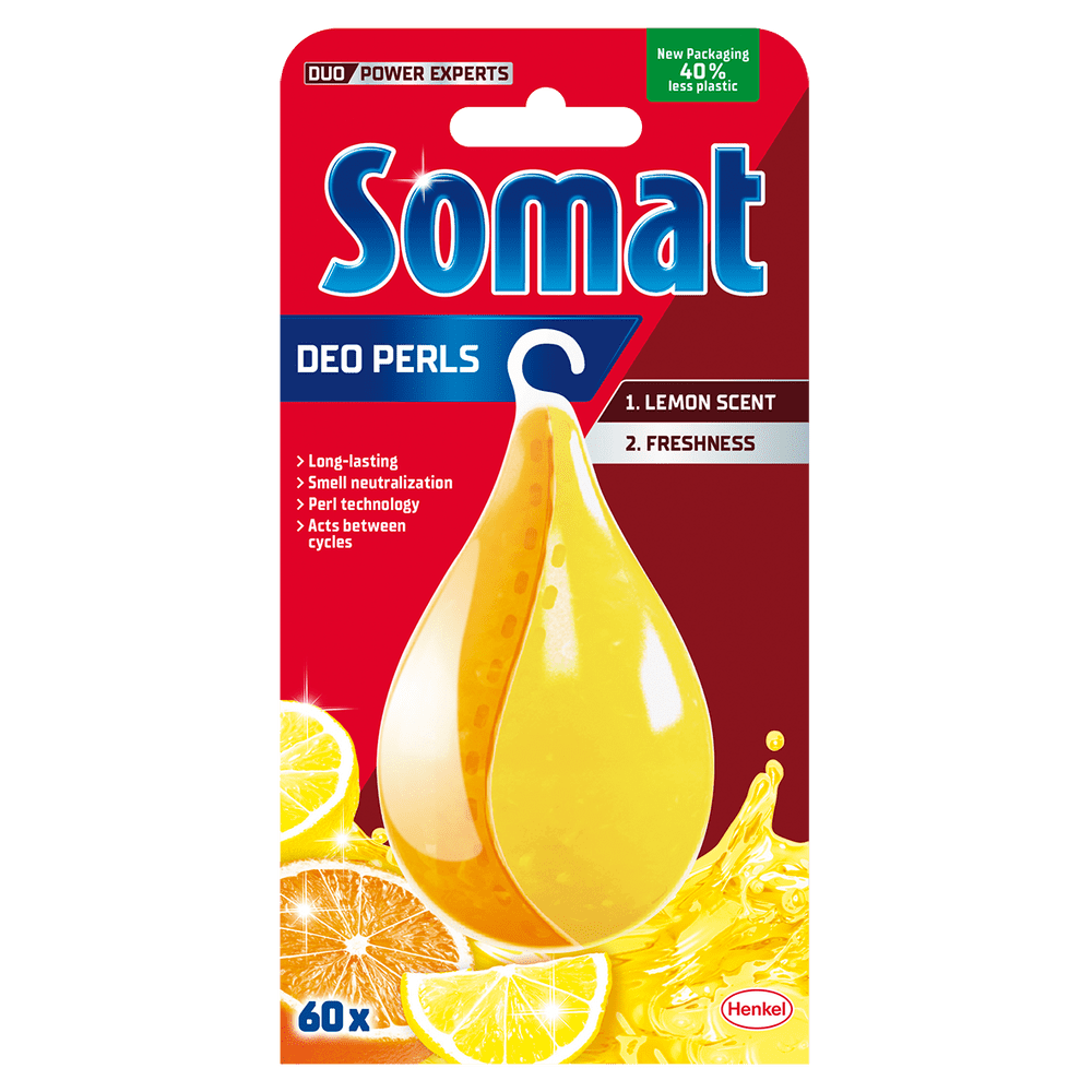 Somat Deo Pearls Lemon osviežovač 60 umývacích cyklov