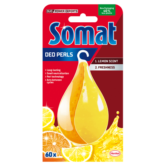 Somat Deo Pearls Lemon osviežovač 60 umývacích cyklov