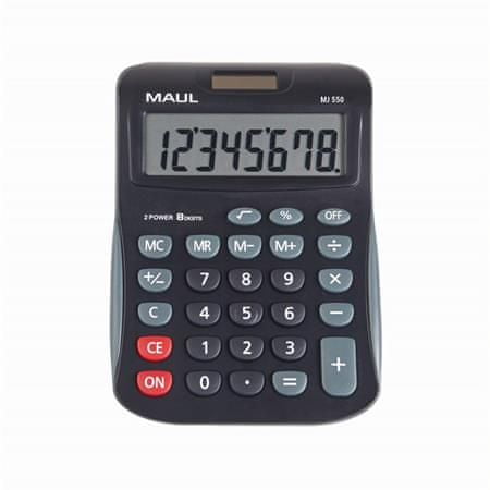MAUL Kalkulačka "MJ 550", šedá-čierna, stolná, 8 číslic, 7263490