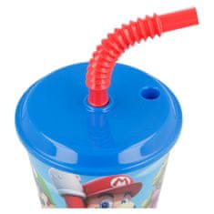 Alum online Plastový kelímok pre deti so slamkou Super Mario
