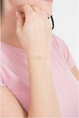 Michael Kors Trblietavý strieborný náramok s logom MKC1246AN040
