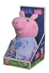 SIMBA Peppa Pig 2v1 plyšový zaspávač, hrajúci, modrý