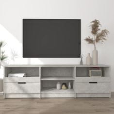 Vidaxl Skrinka na TV, sivý betón, 150x33,5x45 cm