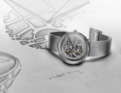 Ciga Design Náramkové hodinky Michael Young Series Automatic Mechanical Skeleton Silver