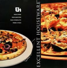 EXCELLENT Pizza kameň do rúry alebo na gril s rukoväťami 33 cm KO-404001340