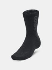 Ponožky UA 3-Maker 3pk Mid-Crew-BLK M
