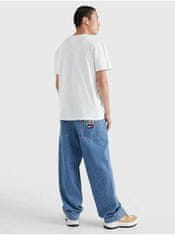 Tommy Jeans Biele pánske tričko Tommy Jeans M
