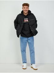 Tommy Jeans Mikiny s kapucou pre mužov Tommy Jeans - čierna M