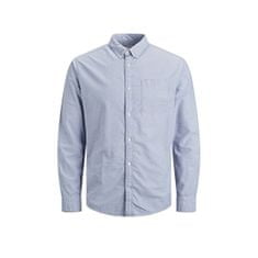 Jack&Jones Pánska košeľa JJEOXFORD Slim Fit 12182486 Cashmere Blue (Veľkosť S)