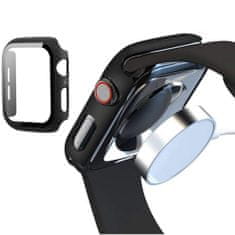 Tech-protect Defense 360 puzdro s ochranným sklom na Apple Watch 4/5/6/SE 44mm, čierne