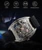 Náramkové hodinky Z-Series Titanium Automatic Mechanical Skeleton Black
