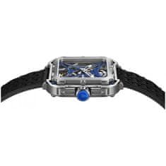 Ciga Design Náramkové hodinky X-Series Titanium Mechanical Skeleton Silver-Blue