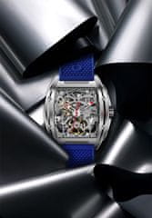 Ciga Design Náramkové hodinky Z-Series z nehrdzavejúcej ocele Automatic Mechanical Skeleton Blue