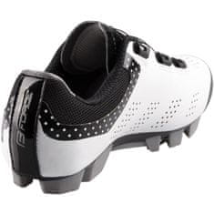Force Cyklistická obuv MTB Points Lady - dámska, bielo-čierna - veľkosť 39