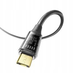 Mcdodo MCDODO STRONG VYSOKORÝCHLOSTNÝ MICRO USB QC 4.0 3A 1,2 M TELEFÓNNY KÁBEL ČIERNY CA-2100