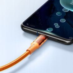 Mcdodo Telefónny kábel, výkonný, super rýchly, USB-C PD kábel, 100 W, 1,8 m, oranžový, Mcdodo CA-2113