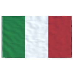 Vidaxl Talianska vlajka a tyč 5,55 m hliník
