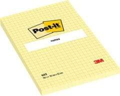 3M Samolepiace bloček, žltá, 101 x 152 mm, 6x 100 listov, štvorčekový, 7100172739