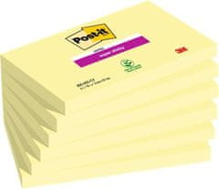 3M Samolepiaci bloček "Super Sticky", žltá, 76 x 127 mm, 6x 90 listov, 7100242801