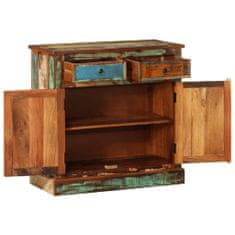 Vidaxl Vintage skrinka z regenerovaného dreva s 2 zásuvkami, 2 dvierkami
