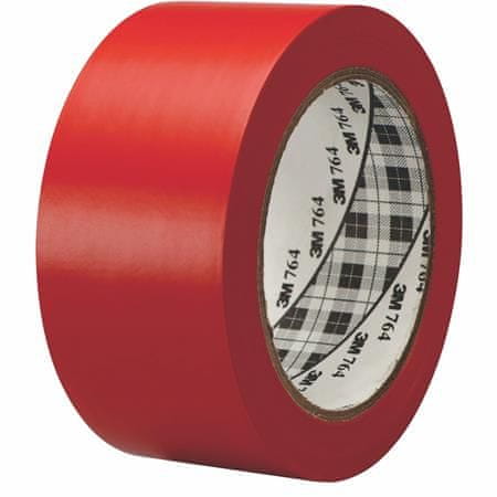 3M Označovacia lepiaca páska, červená, 50 mm x 33 m, 7000048924