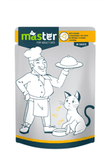 Master Kapsičky pre mačky s kuracim mäsom v omačke 24x80g