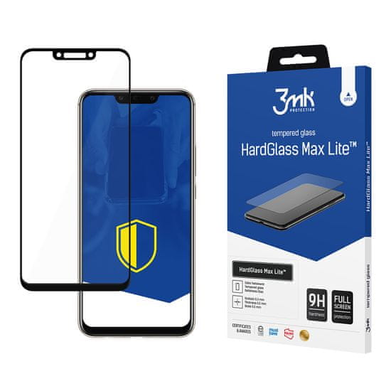 3MK HardGlass Max Lite - ochranné sklo pre Huawei Mate 20 Lite - Čierna KP21049
