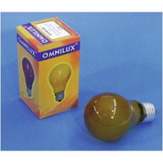 Omnilux A19 230V/25W E-27, žltá