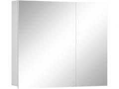 Danish Style Kúpeľňová zrkadlová skrinka Wessel, 70 cm, biela