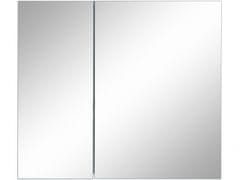 Danish Style Kúpeľňová zrkadlová skrinka Wessel, 70 cm, biela