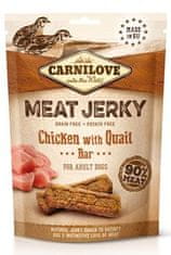 Carnilove Dog Jerky Quail & Chicken Bar 100g
