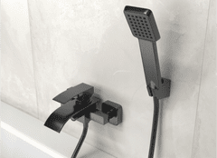 Granitan Kúpeľňové armatúry, sprchová súprava, batéria ELVA, čierna