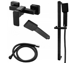 Granitan Kúpeľňové armatúry, sprchová súprava, batéria CARO ZN3, čierna