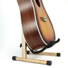 Veles-X Masívny drevený skladací stojan na gitaru SWFGS