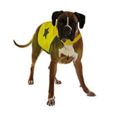 Duvo Reflexná vesta pre psa 56cm látková žltá dôvo +