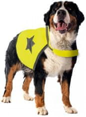 Duvo+ Reflexná vesta pre psa 64cm látková žltá +