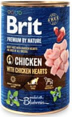 Brit Premium by Nature Dog konz. - Chicken with Hearts 400 g