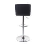 G21 Barová stolička Malea koženková, prešívaná black
