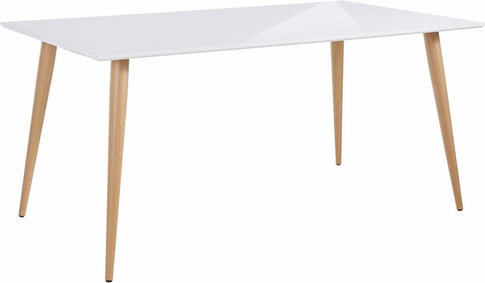 Danish Style Jedálenský stôl Canto, 160 cm, biela