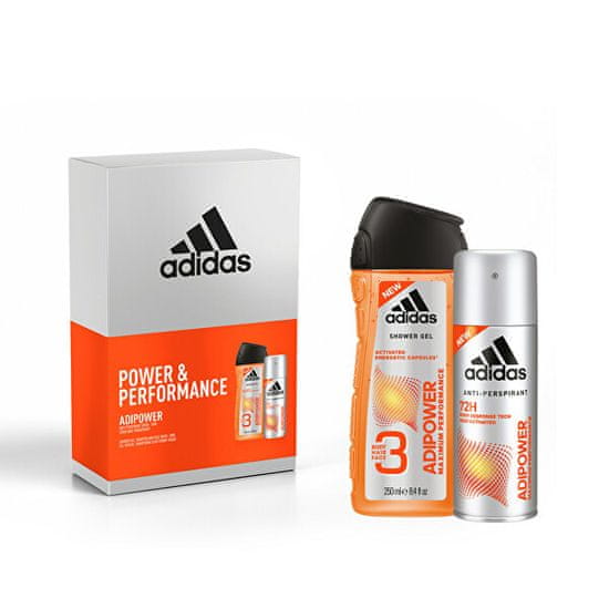 Adidas Adipower - deodorant ve spreji 150 ml + sprchový gel 250 ml